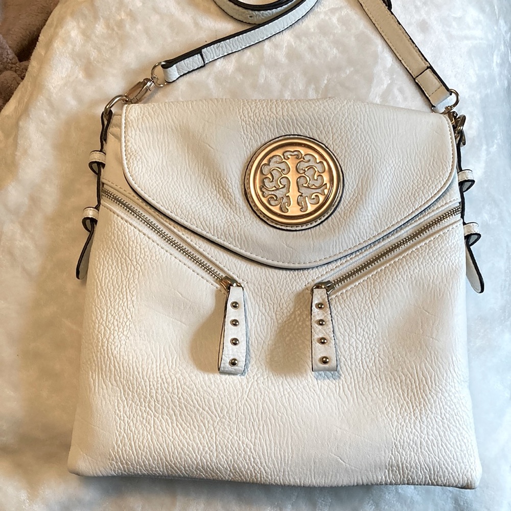 Leather crossbody purse